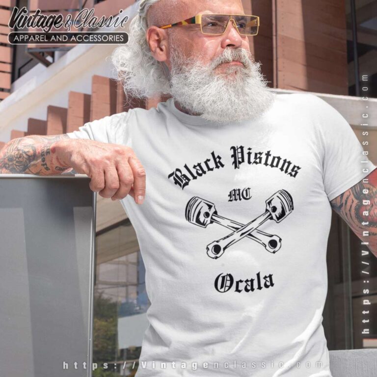 Black Pistons Mc Ocala Biker T shirt Black Pistons Mc Ocala Biker T shirt