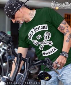 Black Pistons Mc Sussex T Shirt
