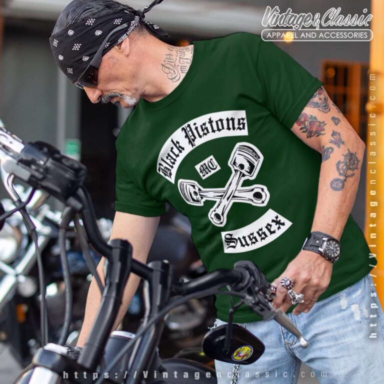 Black Pistons Mc Sussex T Shirt Black Pistons Mc Sussex T Shirt