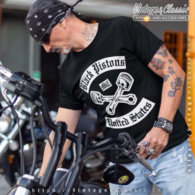 Black Pistons Mc United States T Shirt Black Pistons Mc United States T Shirt