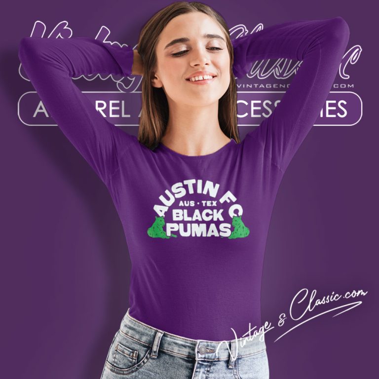 Black Pumas Austin Fc 2022 Long Sleeve Tee Black Pumas Austin Fc 2022 Long Sleeve Tee