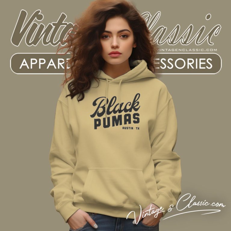 Black Pumas Austin Tex Hoodie Black Pumas Austin Tex Hoodie