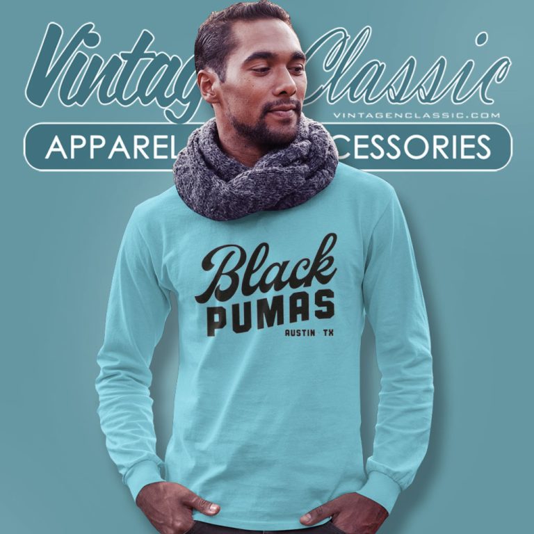Black Pumas Austin Tex Long Sleeve Tee Black Pumas Austin Tex Long Sleeve Tee