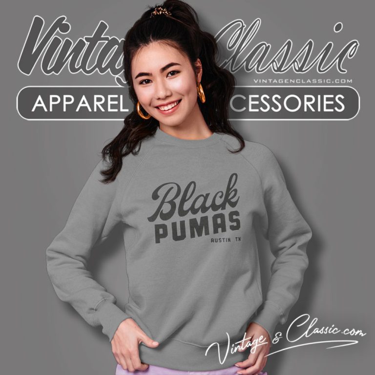 Black Pumas Austin Tex Sweatshirt Black Pumas Austin Tex Sweatshirt