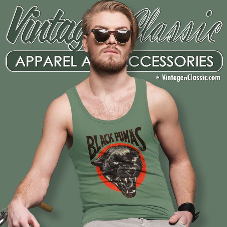 Black Pumas Concerts 2023 Tank Top Racerback Black Pumas Concerts 2023 Tank Top Racerback