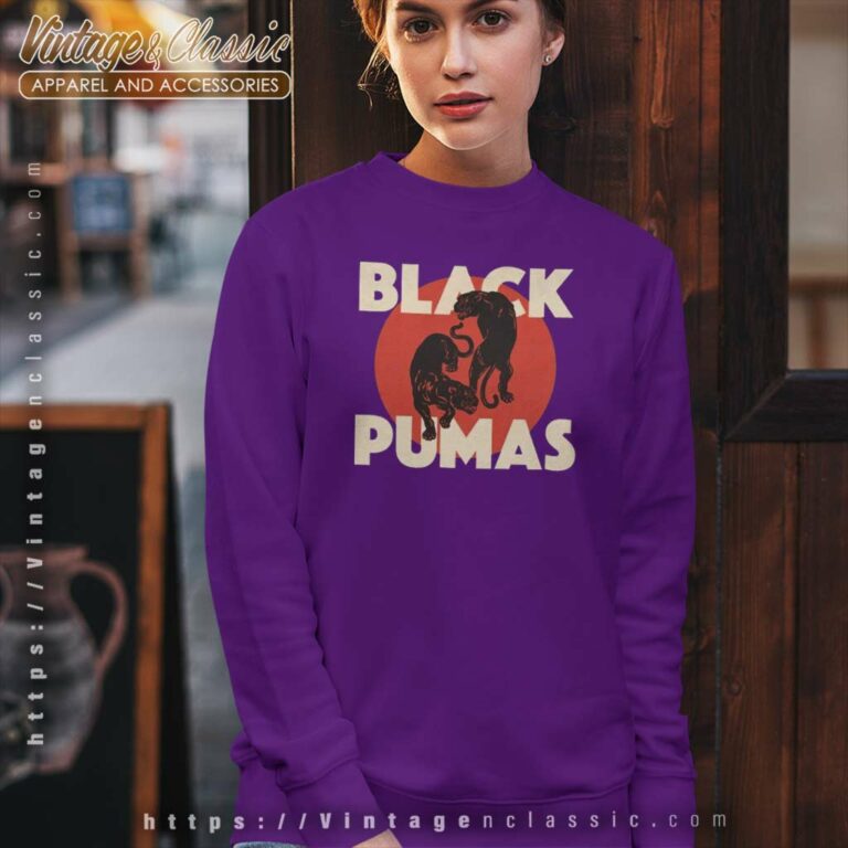 Black Pumas Logo Sweatshirt Black Pumas Logo Sweatshirt