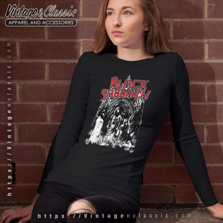 Black Sabbath 1975 Tour Long Sleeve Tee Black Sabbath 1975 Tour Long Sleeve Tee