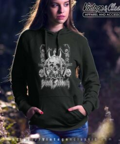 Black Sabbath Dancing Skeletons Women Hoodie