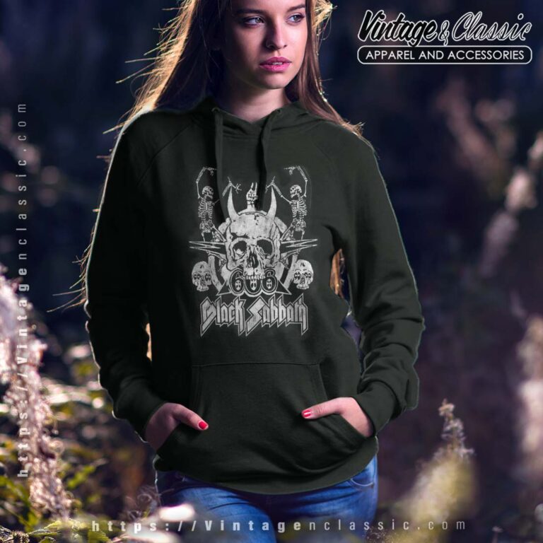 Black Sabbath Dancing Skeletons Women Hoodie Black Sabbath Dancing Skeletons Women Hoodie