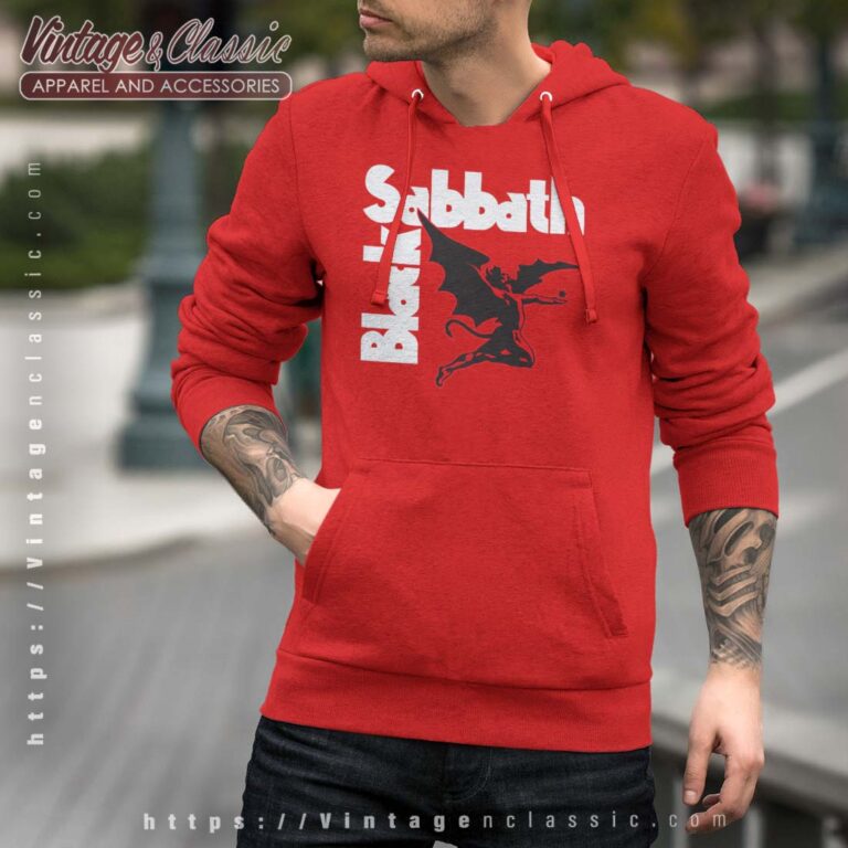 Black Sabbath Demon Logo Premium Men Hoodie Black Sabbath Demon Logo Premium Men Hoodie