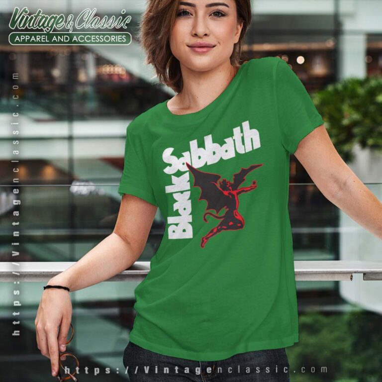 Black Sabbath Demon Logo Premium Tshirt Black Sabbath Demon Logo Premium Tshirt