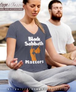 Black Sabbath Matters Shirt Black Lives Matter V Neck TShirt