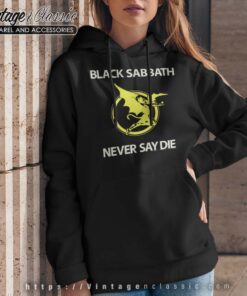 Black Sabbath Never Say Die Creature Premium Hoodie