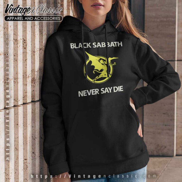Black Sabbath Never Say Die Creature Premium Hoodie Black Sabbath Never Say Die Creature Premium Hoodie