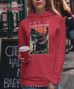 Black Sabbath Never Say Die Poster Hoodie