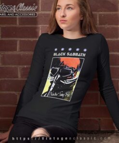 Black Sabbath Never Say Die Poster Longsleeves