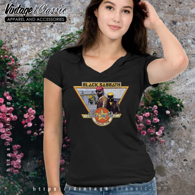 Black Sabbath Never Say Die Vneck Black Sabbath Never Say Die Vneck