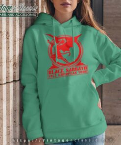 Black Sabbath Official 1975 European Tour Shirt 5 Black Sabbath Official 1975 European Tour Hoodie