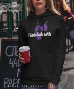Black Sabbath Official Purple Ozzy Hoodie
