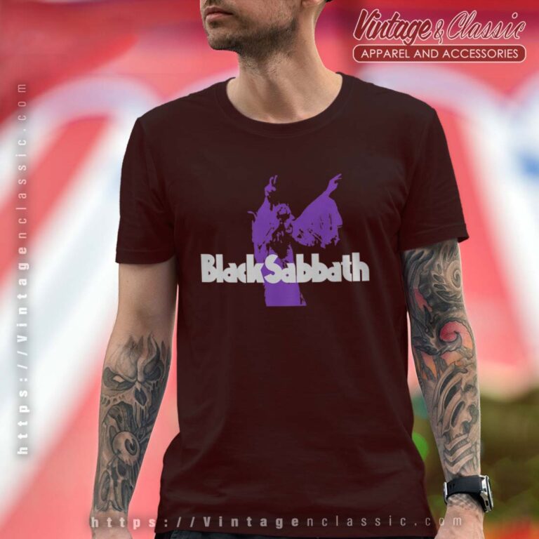 Black Sabbath Official Purple Ozzy Tshirt Black Sabbath Official Purple Ozzy Tshirt