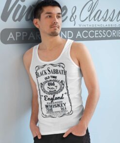 Black Sabbath Paranoid Whiskey Tank Top Racerback