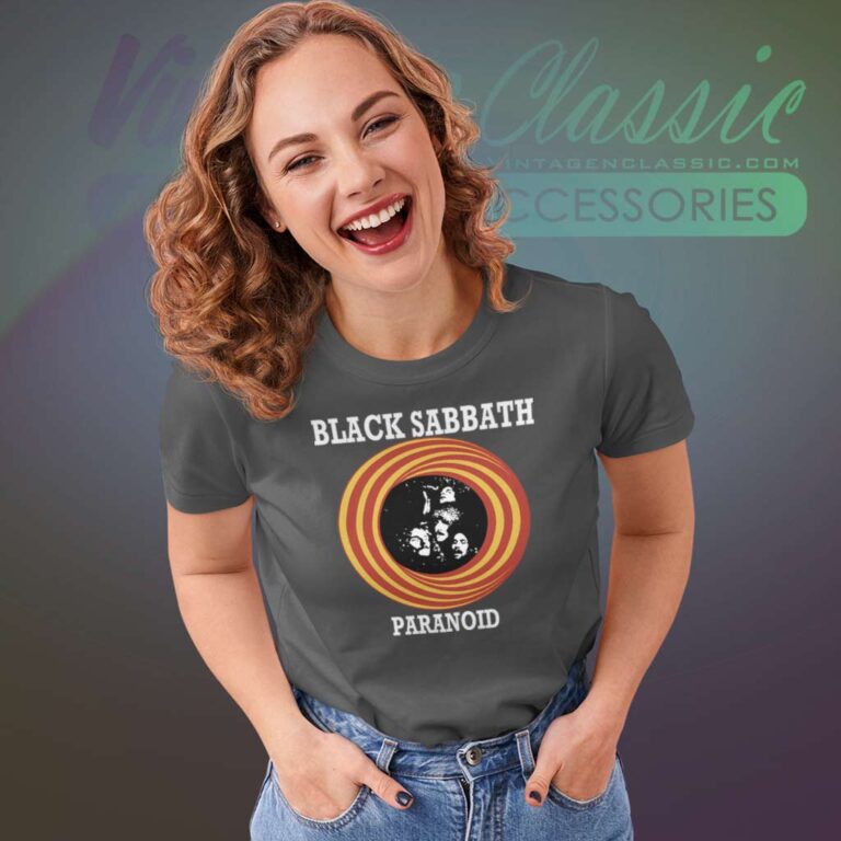 Black Sabbath Paranoid Women TShirt Black Sabbath Paranoid Women TShirt