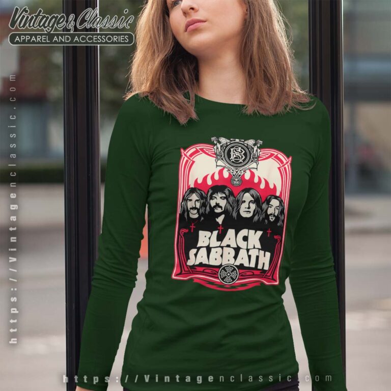 Black Sabbath Red Flames Longsleeves Black Sabbath Red Flames Longsleeves