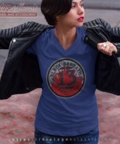Black Sabbath Shirt 13 Flame Circle Band Logo V Neck TShirt