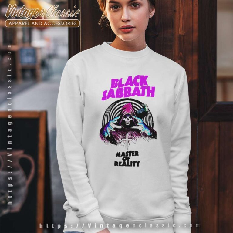 Black Sabbath Shirt 70s Master Of Reality Sweatshirt Black Sabbath Shirt 70s Master Of Reality Sweatshirt