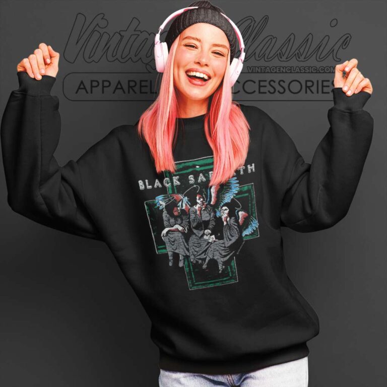 Black Sabbath Shirt Heaven And Hell Album Sweatshirt Black Sabbath Shirt Heaven And Hell Album Sweatshirt