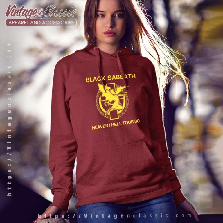 Black Sabbath Shirt Heaven And Hell Tour 1980 Hoodie Black Sabbath Shirt Heaven And Hell Tour 1980 Hoodie
