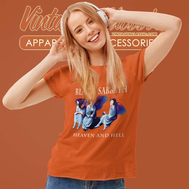 Black Sabbath Shirt Heaven And Hell Women TShirt Black Sabbath Shirt Heaven And Hell Women TShirt