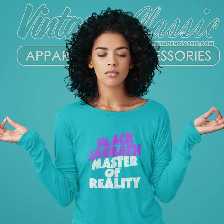 Black Sabbath Shirt Master Of Reality Long Sleeve Tee Black Sabbath Shirt Master Of Reality Long Sleeve Tee