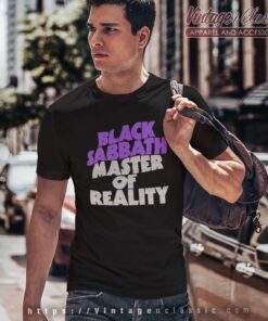 Black Sabbath Shirt Master Of Reality T Shirt