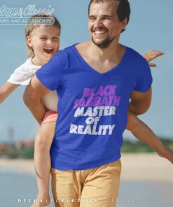 Black Sabbath Shirt Master Of Reality V Neck TShirt