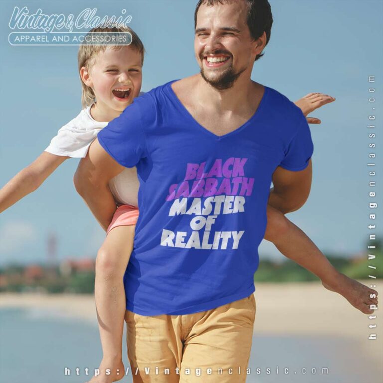 Black Sabbath Shirt Master Of Reality V Neck TShirt Black Sabbath Shirt Master Of Reality V Neck TShirt