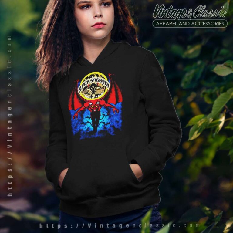 Black Sabbath Shirt Mob Rules 1981 Concert Tour Hoodie Black Sabbath Shirt Mob Rules 1981 Concert Tour Hoodie