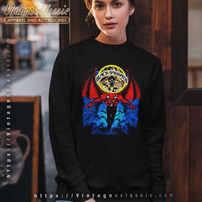 Black Sabbath Shirt Mob Rules 1981 Concert Tour Sweatshirt Black Sabbath Shirt Mob Rules 1981 Concert Tour Sweatshirt