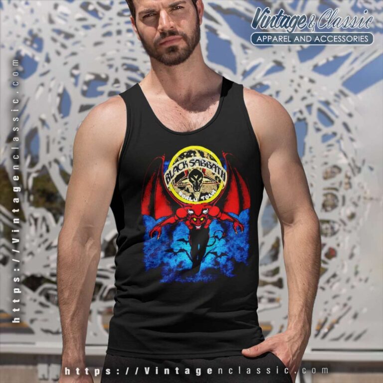 Black Sabbath Shirt Mob Rules 1981 Concert Tour Tank Top Racerback Black Sabbath Shirt Mob Rules 1981 Concert Tour Tank Top Racerback