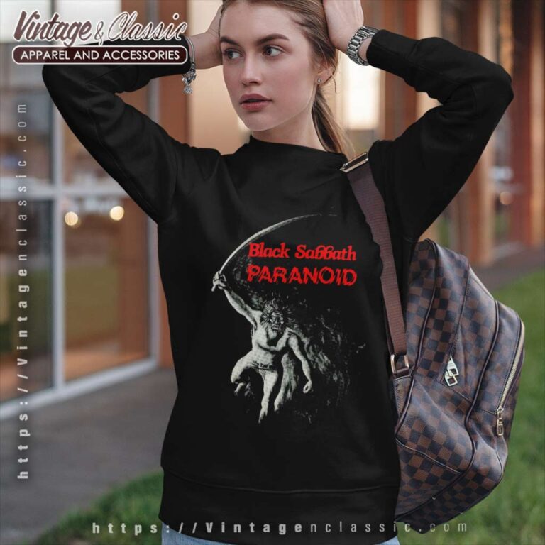 Black Sabbath Shirt Paranoid Japan Sweatshirt Black Sabbath Shirt Paranoid Japan Sweatshirt