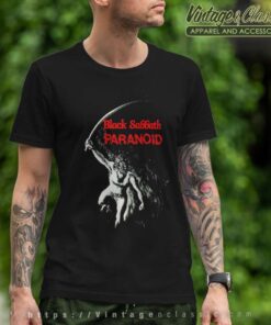 Black Sabbath Shirt Paranoid Japan T Shirt