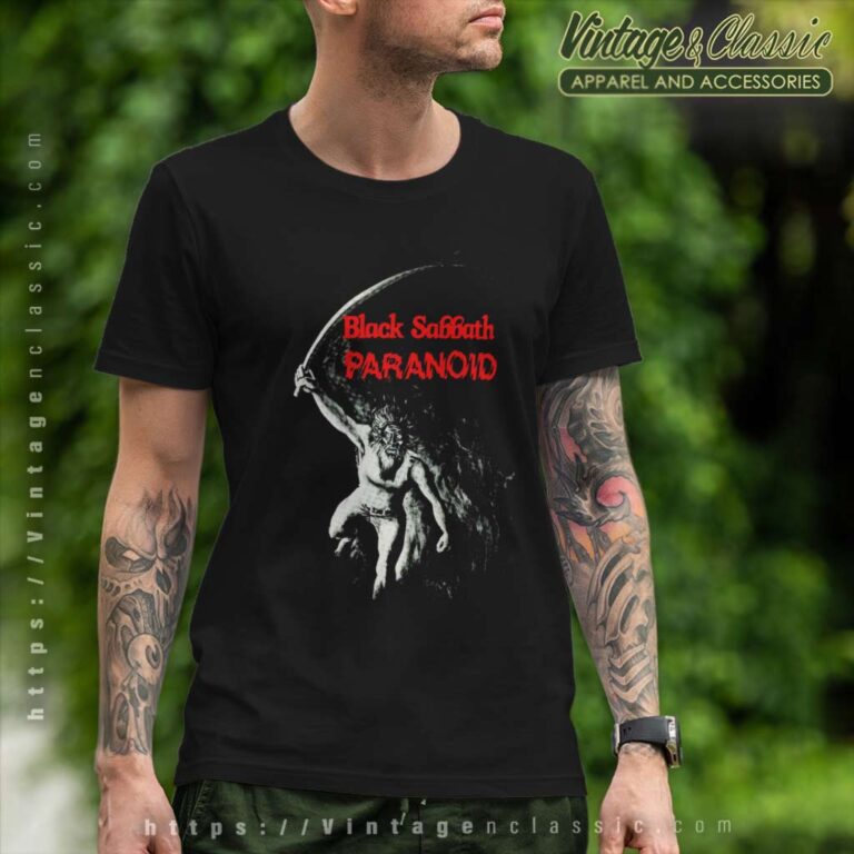 Black Sabbath Shirt Paranoid Japan T Shirt Black Sabbath Shirt Paranoid Japan T Shirt