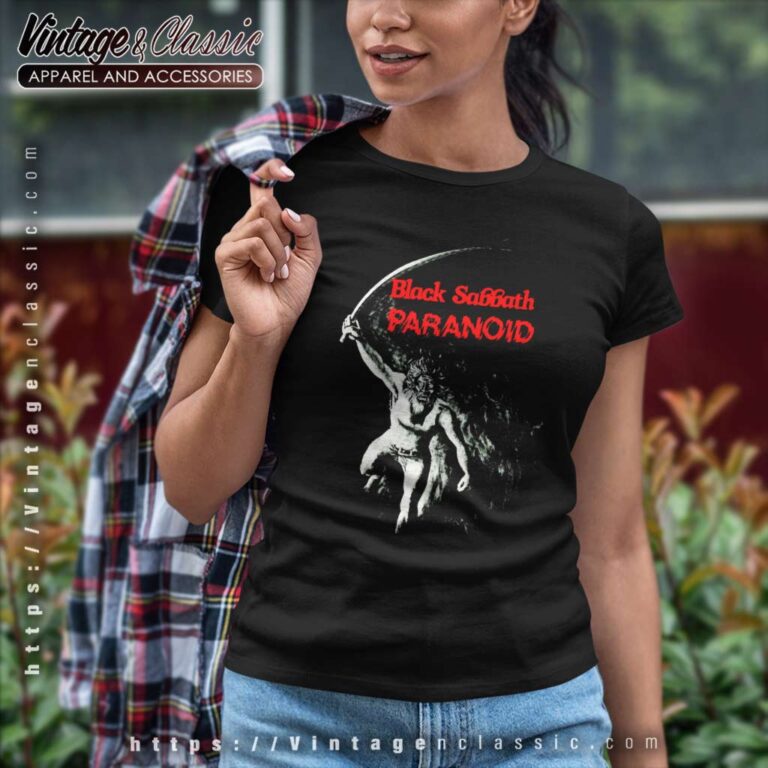 Black Sabbath Shirt Paranoid Japan Women TShirt Black Sabbath Shirt Paranoid Japan Women TShirt