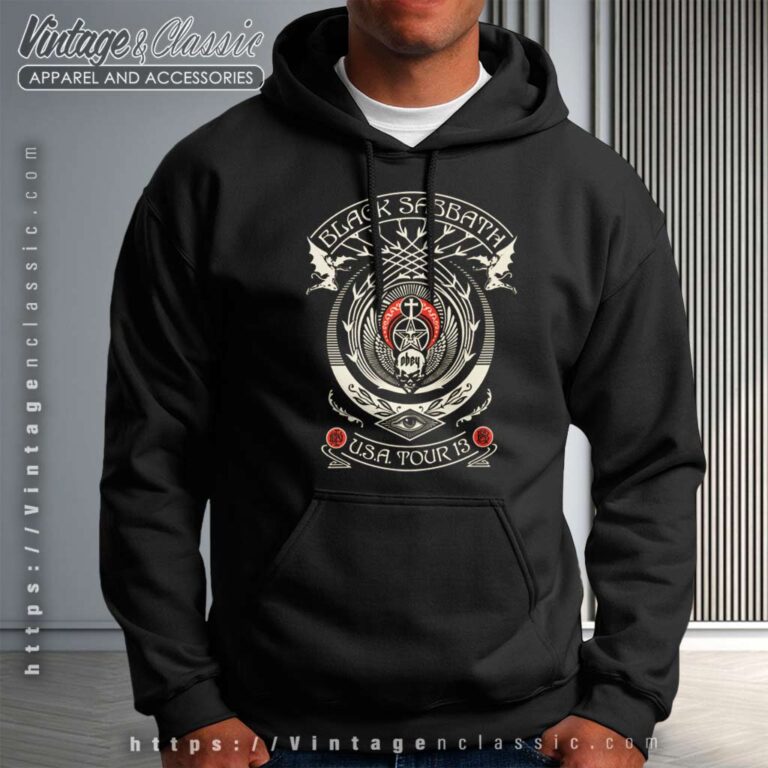 Black Sabbath Shirt Tour Prints 2013 Hoodie Black Sabbath Shirt Tour Prints 2013 Hoodie