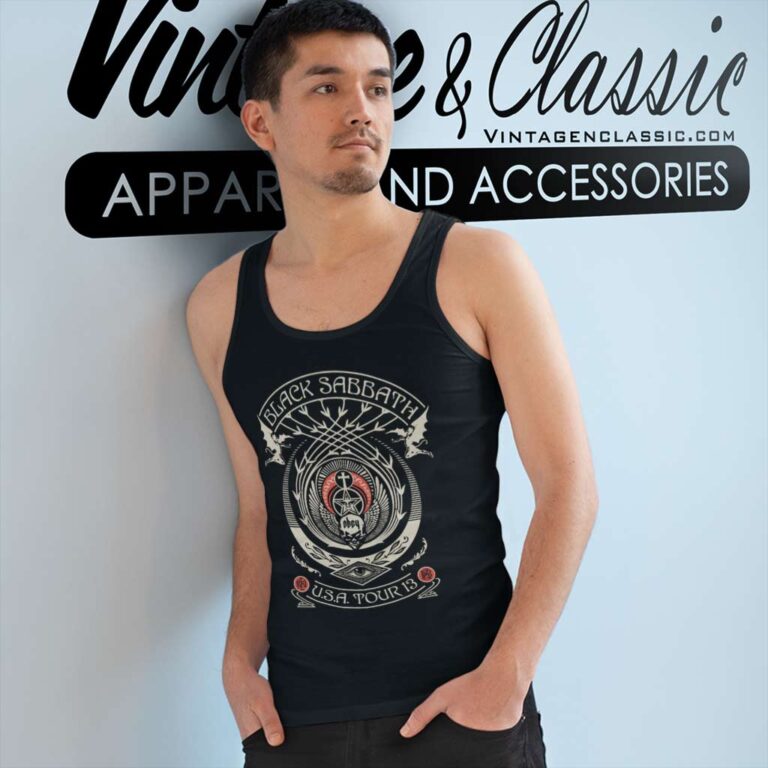Black Sabbath Shirt Tour Prints 2013 Tank Top Racerback Black Sabbath Shirt Tour Prints 2013 Tank Top Racerback