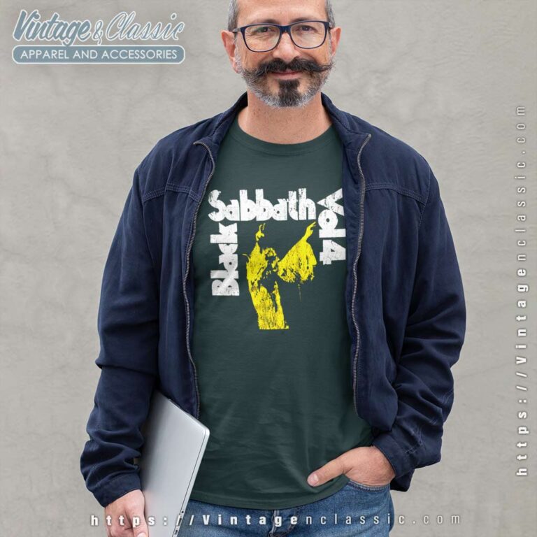 Black Sabbath Shirt Vol 4 Album Cover Long Sleeve Tee Black Sabbath Shirt Vol 4 Album Cover Long Sleeve Tee