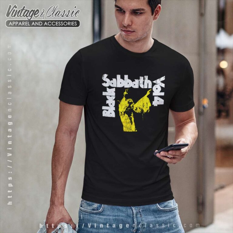 Black Sabbath Shirt Vol 4 Album Cover T Shirt Black Sabbath Shirt Vol 4 Album Cover T Shirt