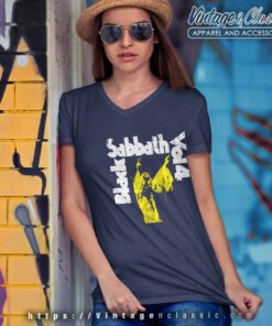 Black Sabbath Shirt Vol 4 Album Cover V Neck TShirt