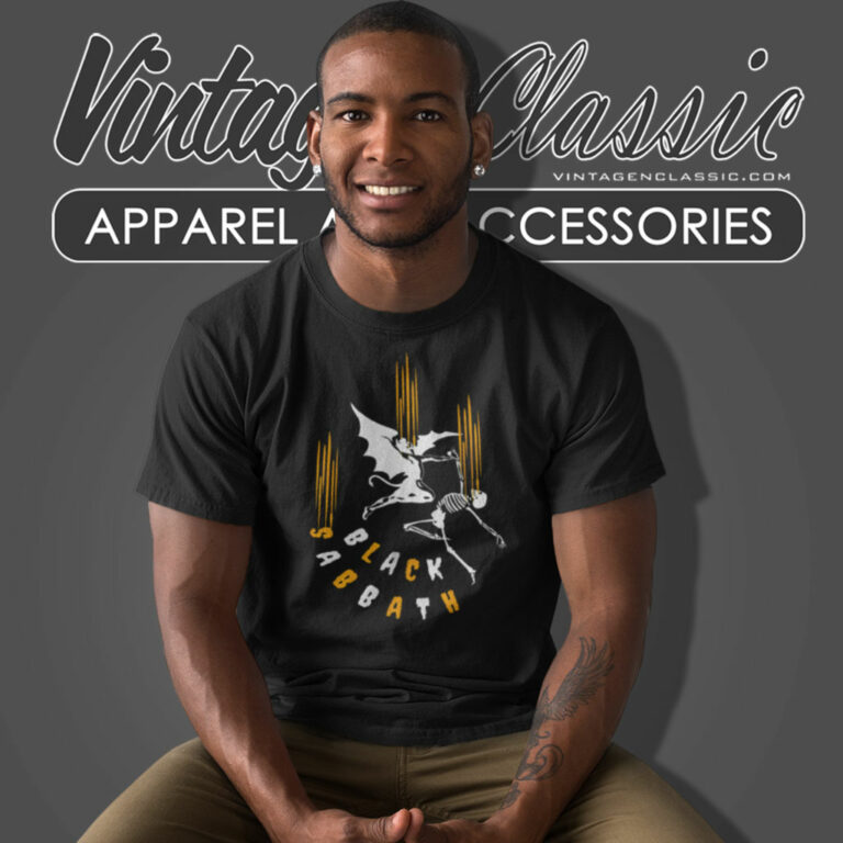 Black Sabbath Winged Devil Rare 80s T Shirt Black Sabbath Winged Devil Rare 80s T Shirt