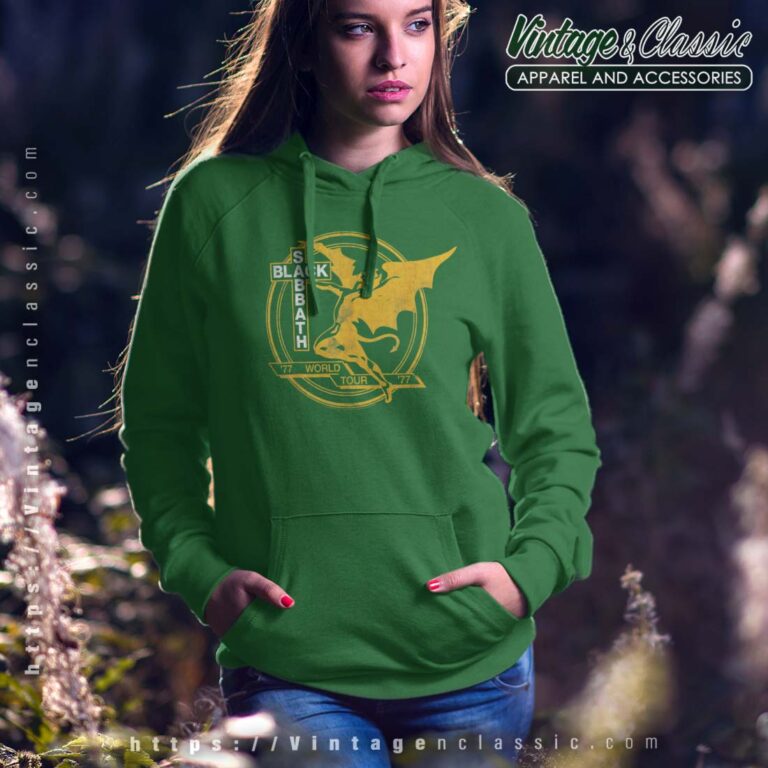 Black Sabbath World Tour 77 Women Hoodie Black Sabbath World Tour 77 Women Hoodie